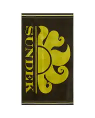 SUNDEK TELO MARE CLASSIC LOGO VERDE MILITARE