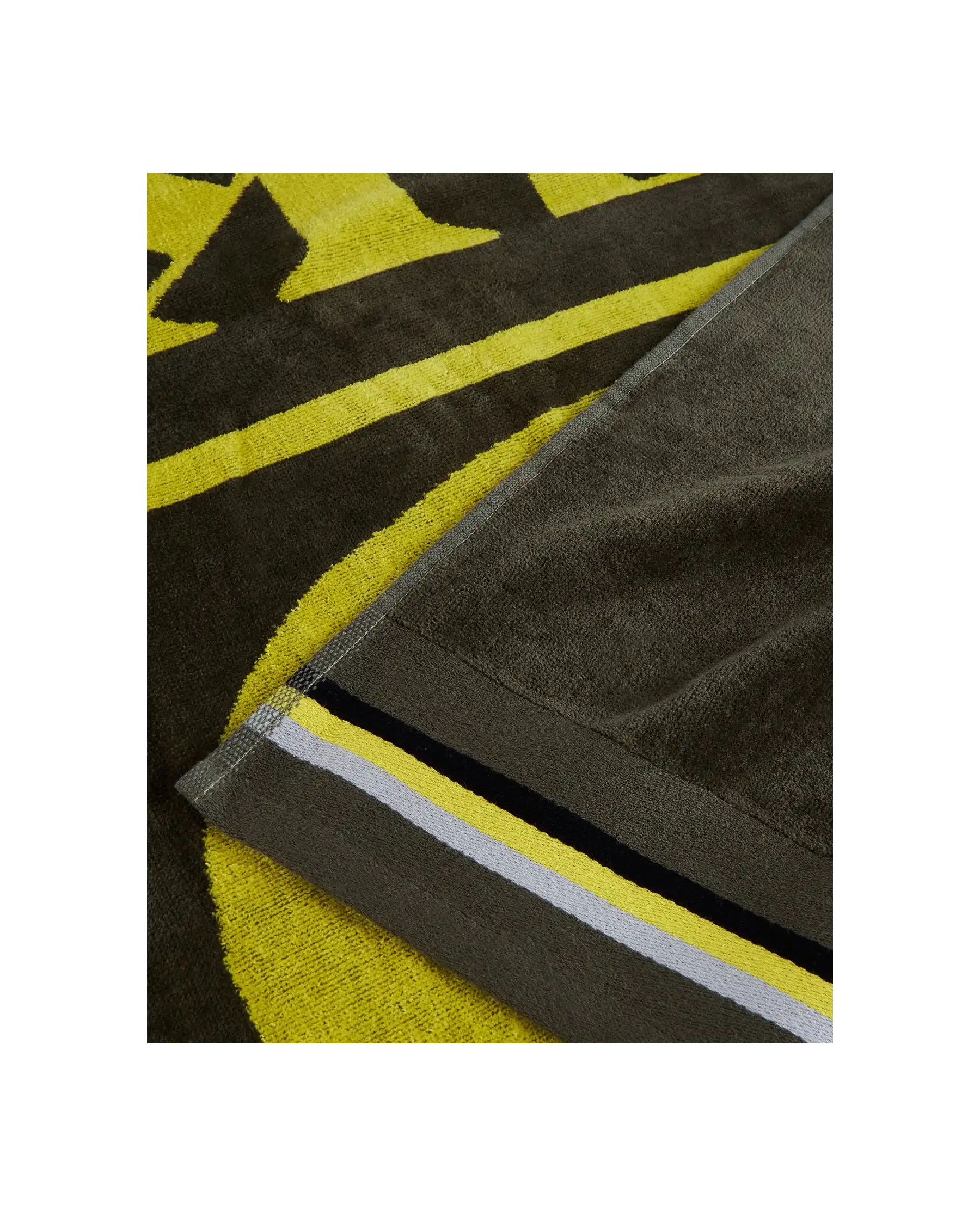 SUNDEK TELO MARE CLASSIC LOGO VERDE MILITARE