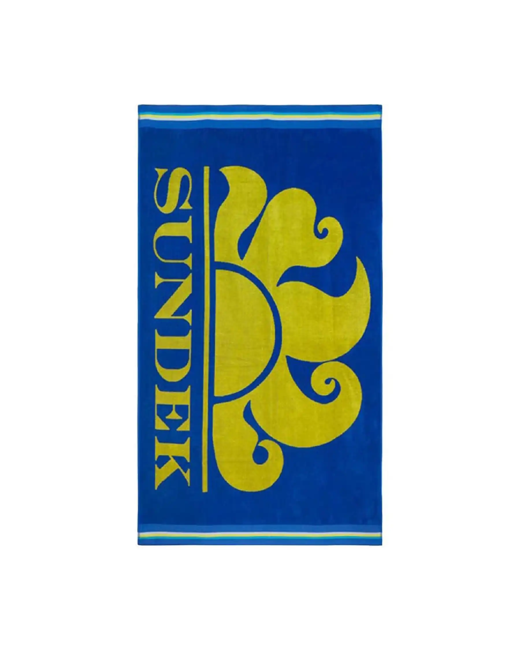 SUNDEK TELO MARE CLASSIC LOGO AZZURRO