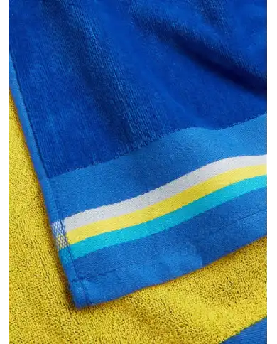 SUNDEK TELO MARE CLASSIC LOGO AZZURRO
