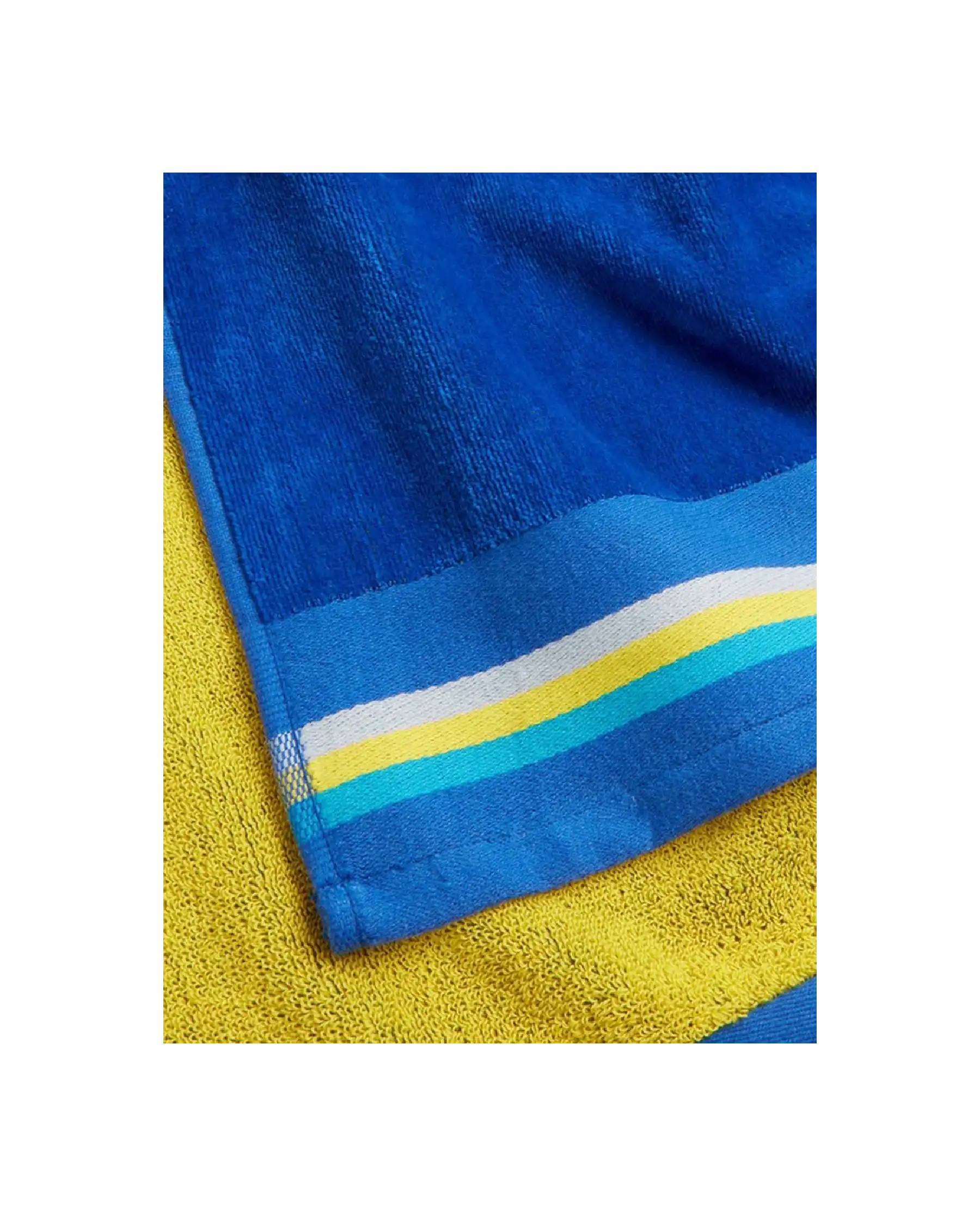 SUNDEK TELO MARE CLASSIC LOGO AZZURRO