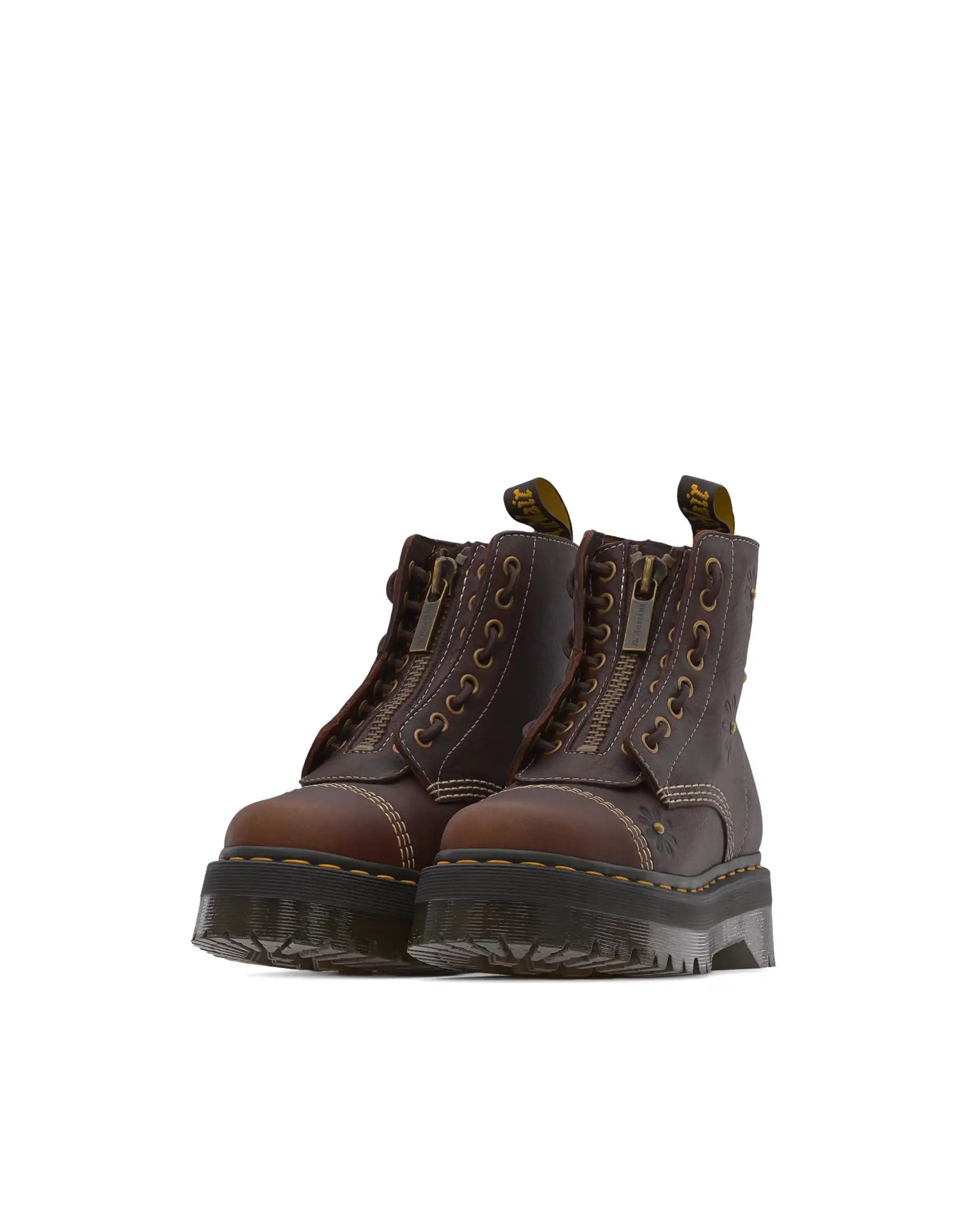 DR. MARTENS ANFIBI SINCLAIR FLOWER TESTA DI MORO