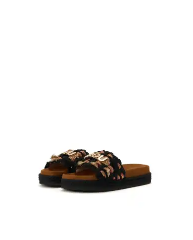 MOU CIABATTINE MONOBAND ROPE NERO