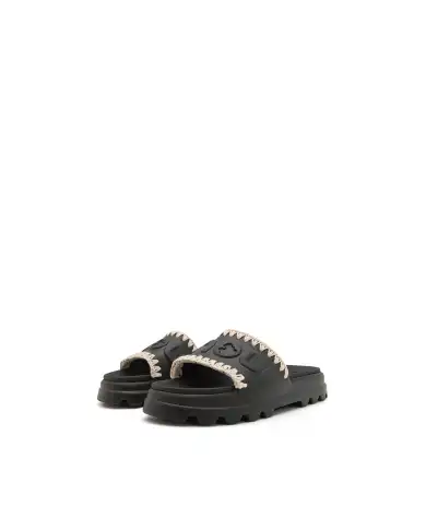 MOU CIABATTINE ONE PIECE SLIDE NERO