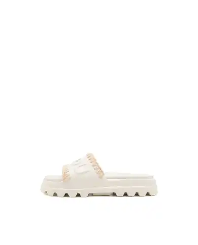 MOU CIABATTINE ONE PIECE SLIDE BIANCO