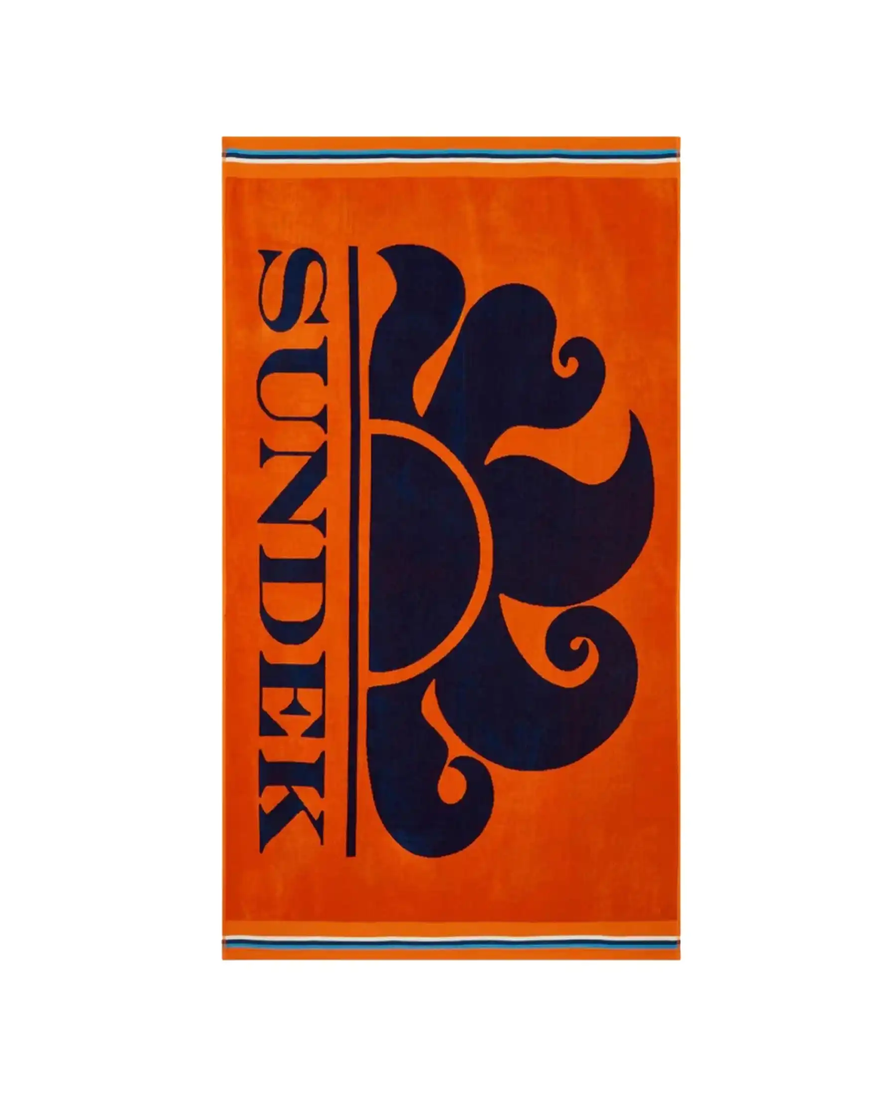 SUNDEK TELO MARE CLASSIC LOGO ARANCIONE