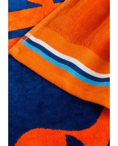 SUNDEK TELO MARE CLASSIC LOGO ARANCIONE