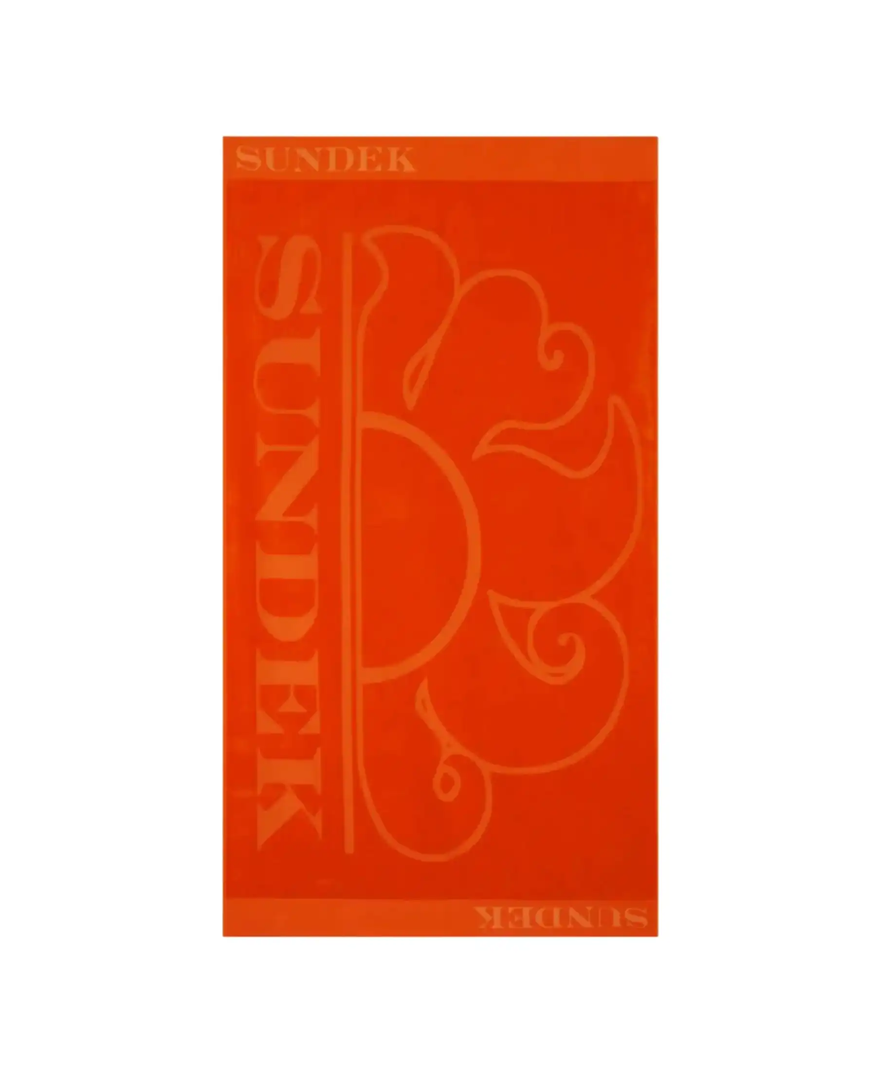 SUNDEK TELO MARE LOGO ARANCIONE
