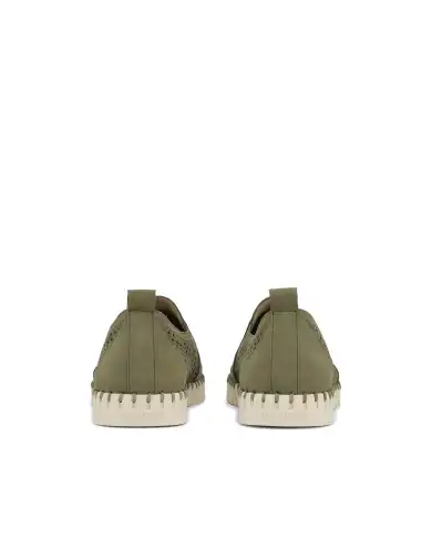 ILSE JACOBSEN MOCASSINI TULIP VERDE MILITARE