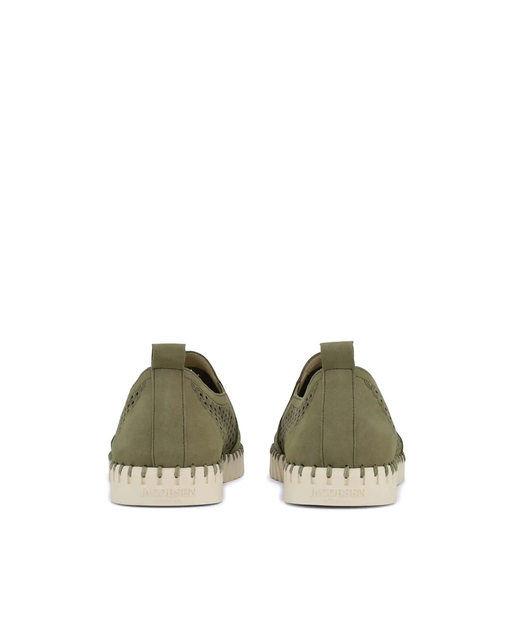 ILSE JACOBSEN MOCASSINI TULIP VERDE MILITARE