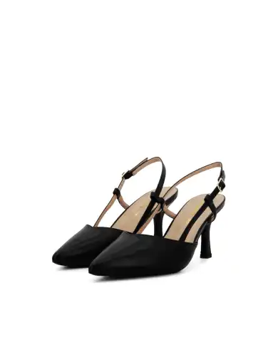 CLAUD•V SLING BACK NERO
