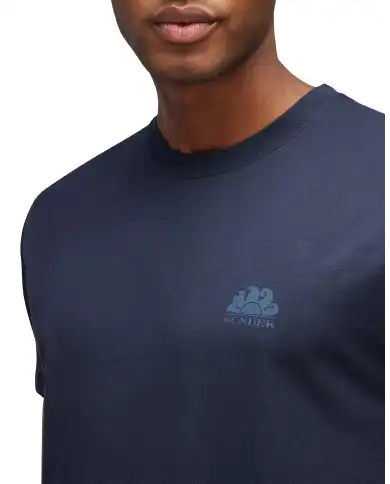 SUNDEK T-SHIRT BLU