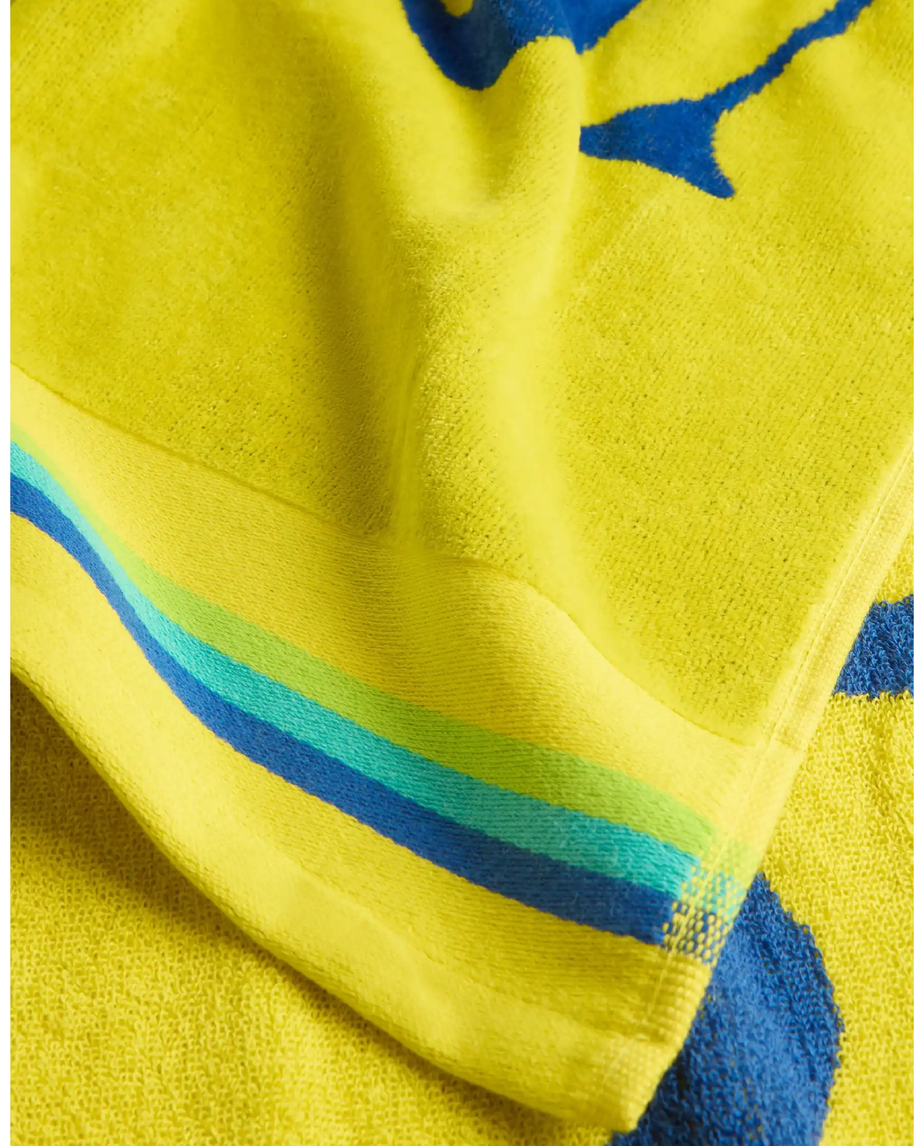 SUNDEK TELO MARE CLASSIC LOGO GIALLO