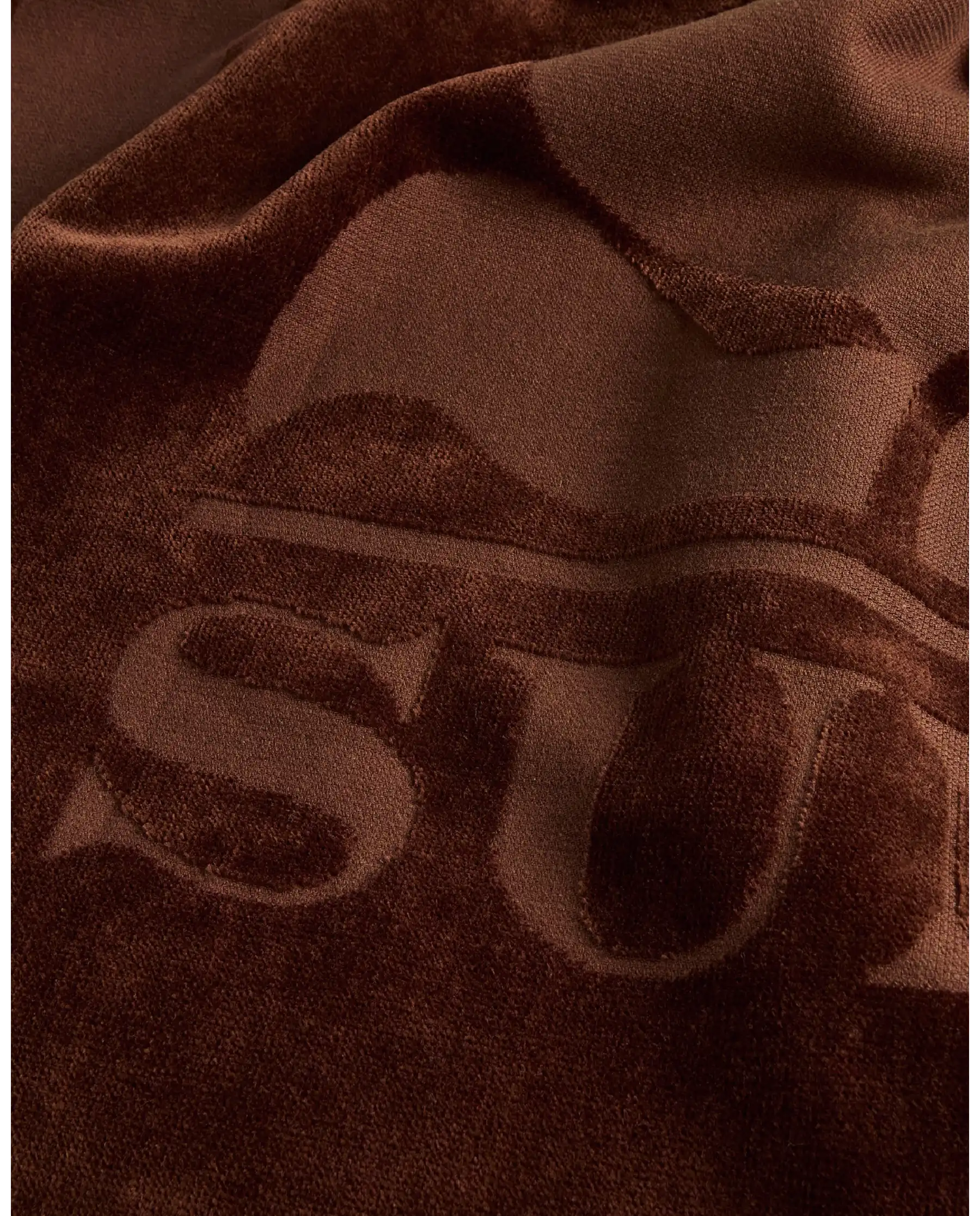 SUNDEK TELO MARE WILI JACQUARD MARRONE