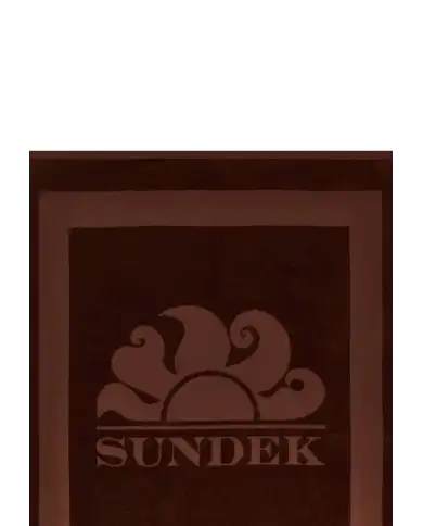 SUNDEK TELO MARE WILI JACQUARD MARRONE