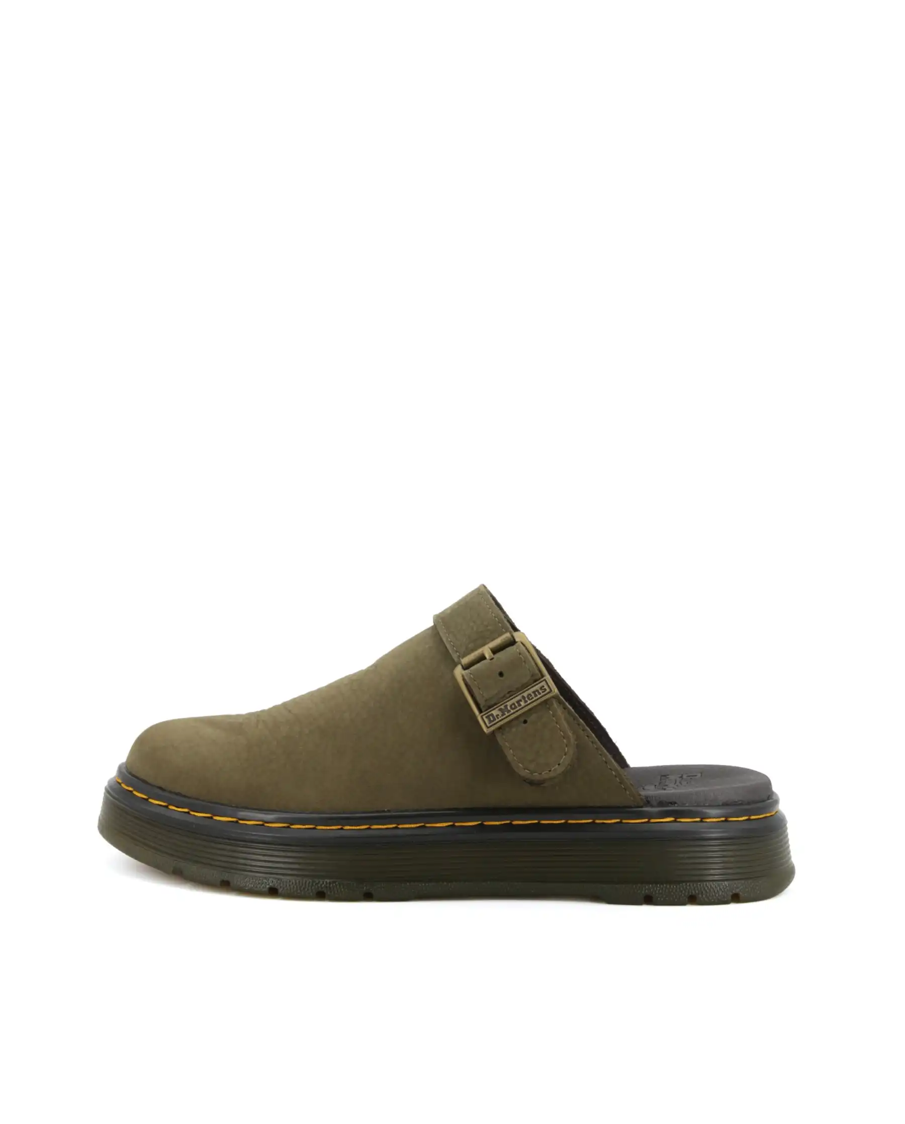 DR. MARTENS SABOT BROOKLINE MULE VERDE