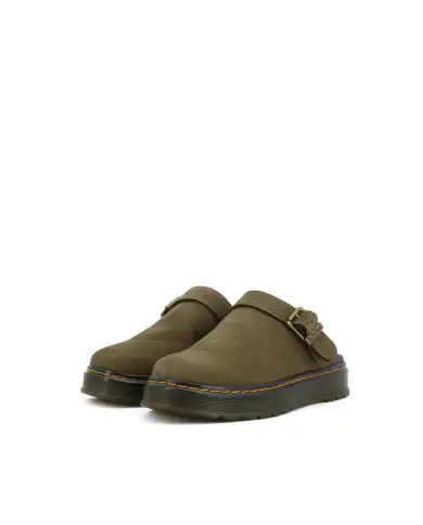 DR. MARTENS SABOT BROOKLINE MULE VERDE