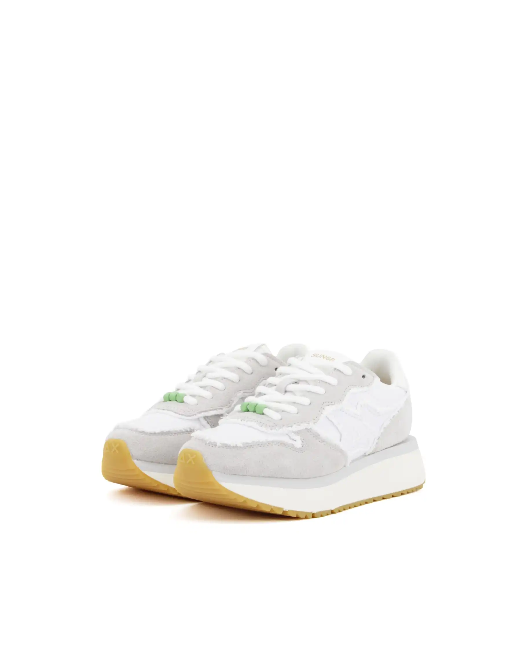 SUN 68 SNEAKERS BIG STARGIRL BIANCO