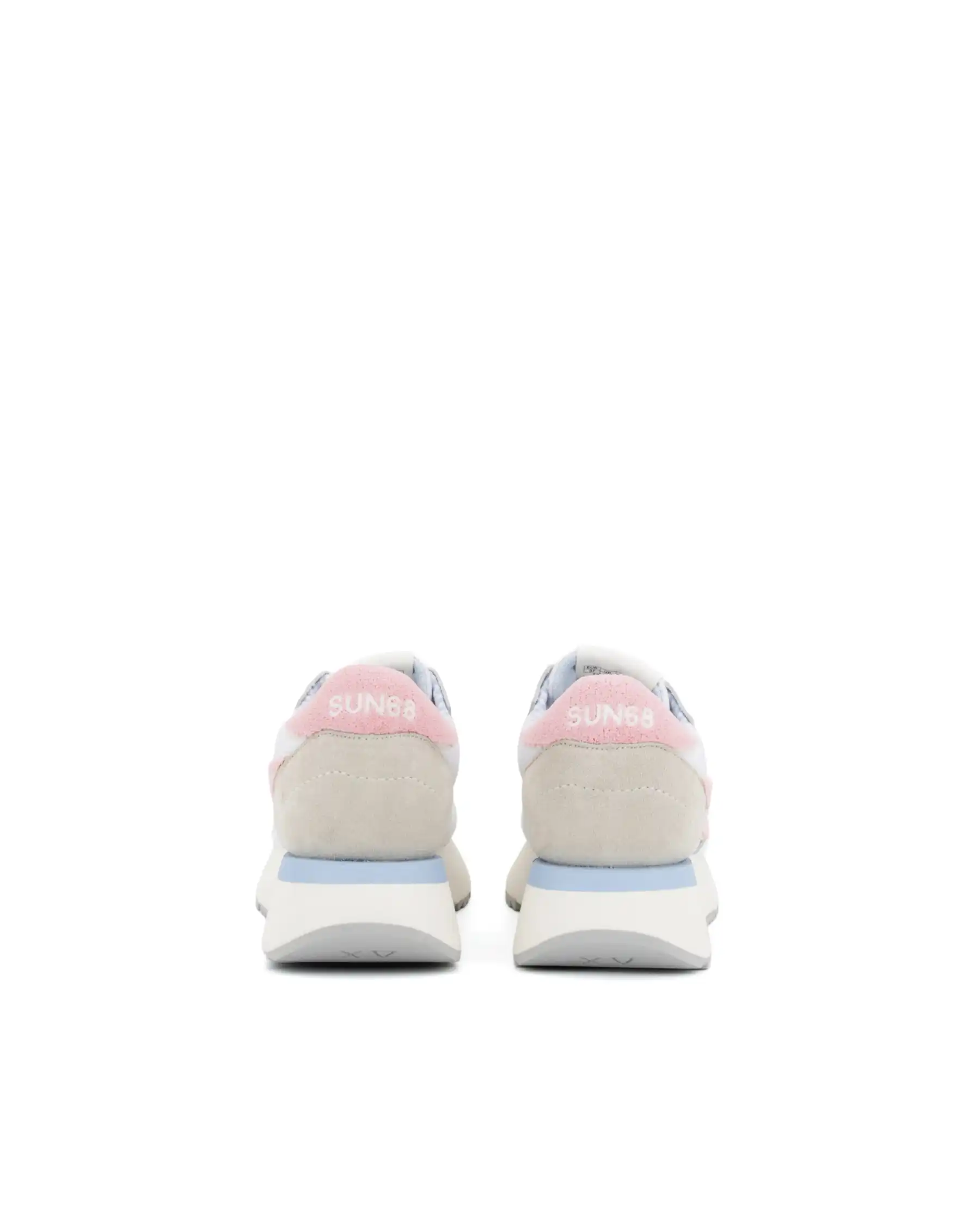 SUN 68 SNEAKERS BIG STARGIRL SPONGE BIANCO