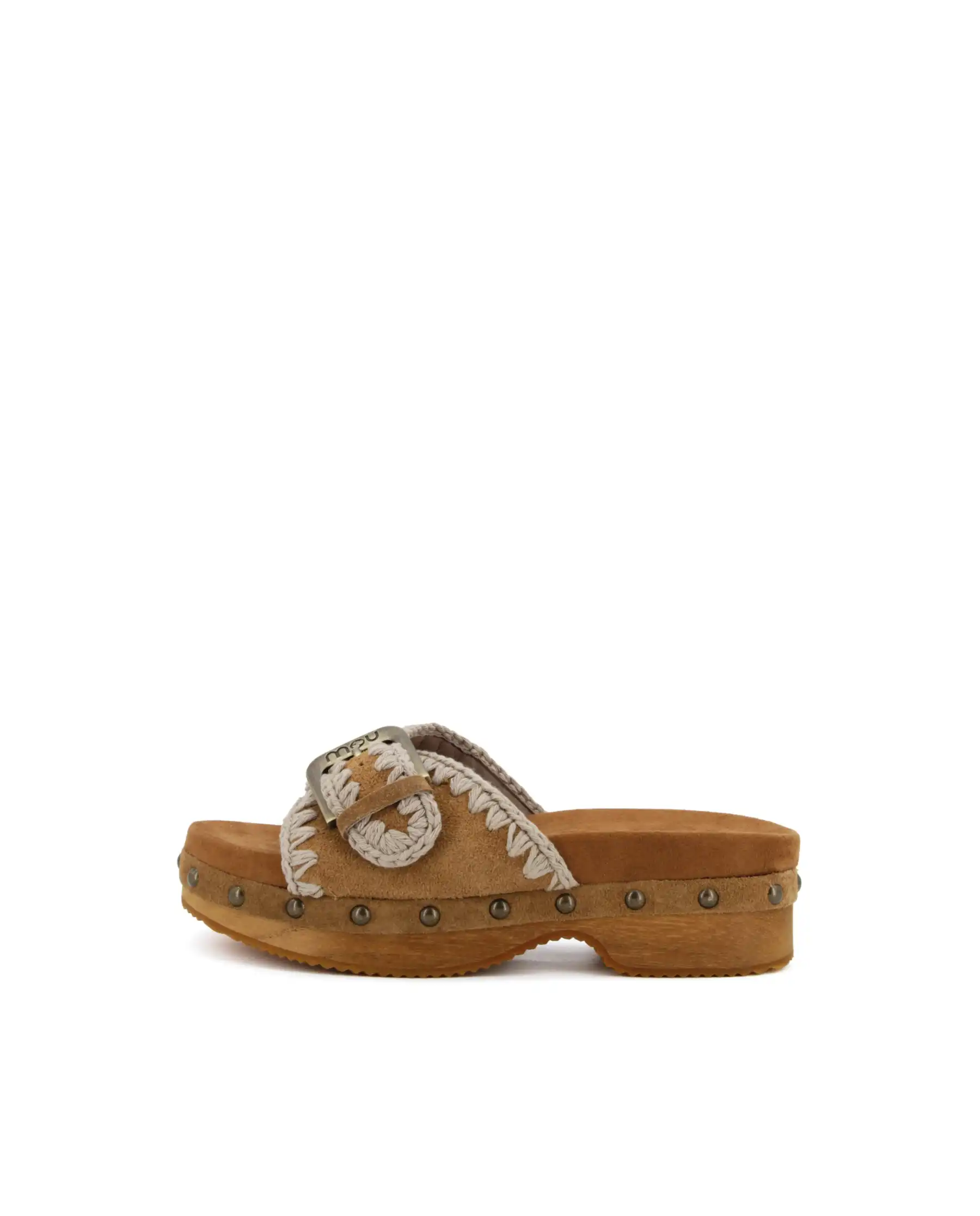 MOU CIABATTE WOOD CUOIO