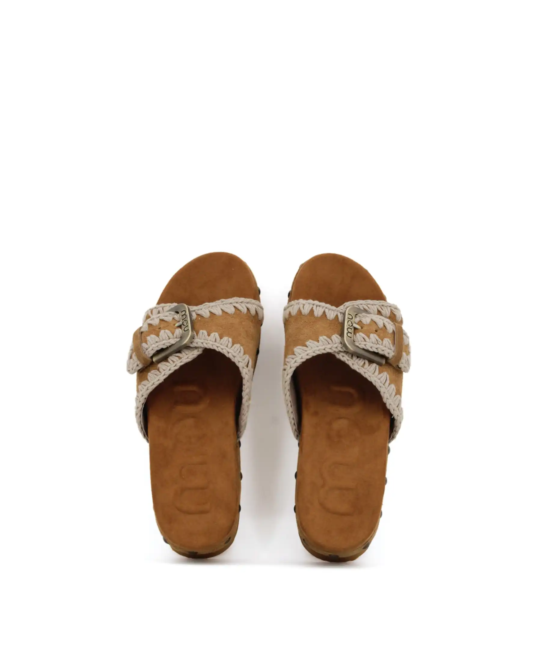 MOU CIABATTE WOOD CUOIO