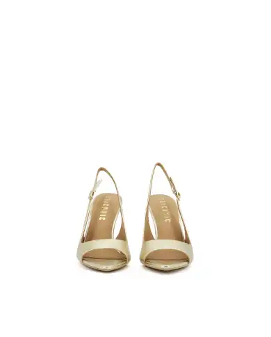 CHICONIC SLING BACK PLATINO