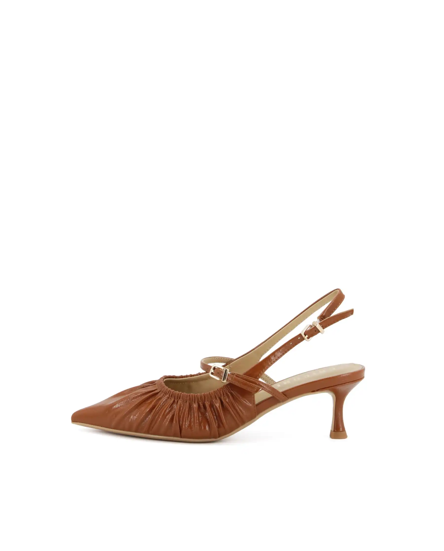 CHICONIC SLING BACK CUOIO