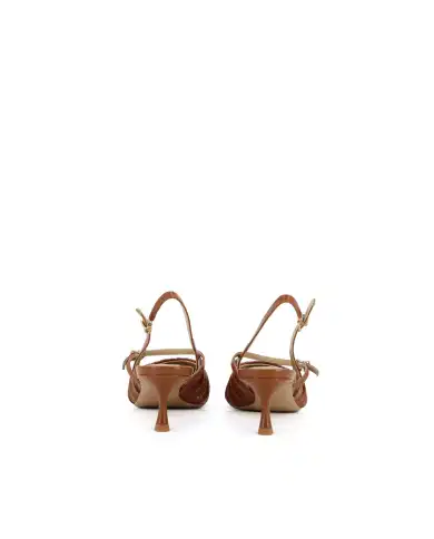 CHICONIC SLING BACK CUOIO