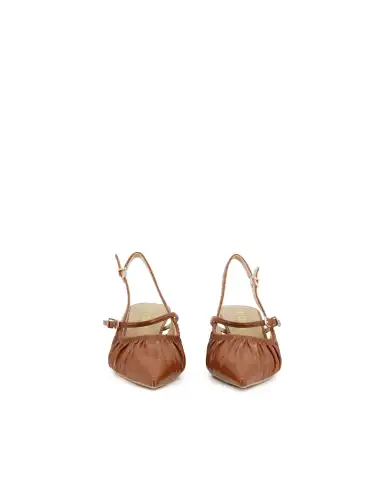 CHICONIC SLING BACK CUOIO