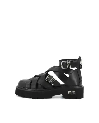 CULT SANDALI SLASH NERO