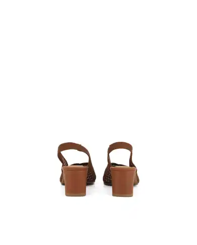 MISS ELASTIC SLING BACK NEW PARIS MARRONE