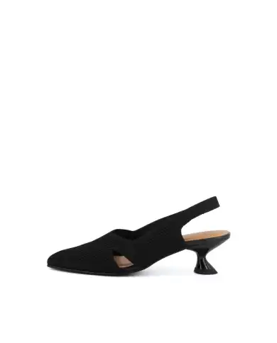 MISS ELASTIC SLING BACK REINE NERO