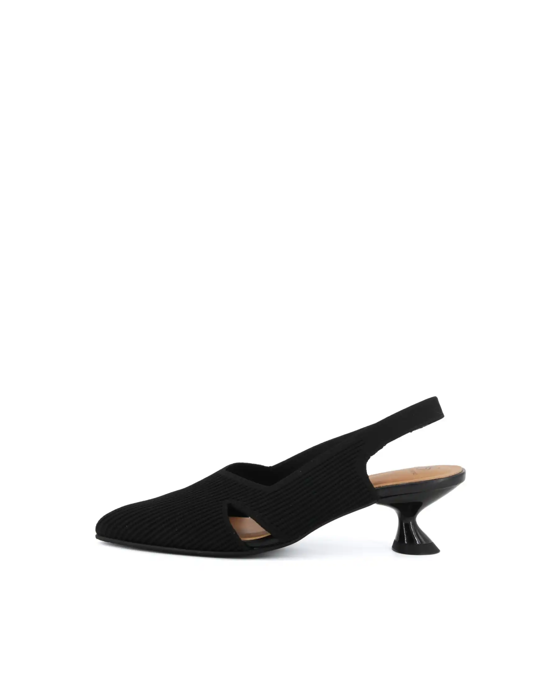 MISS ELASTIC SLING BACK REINE NERO