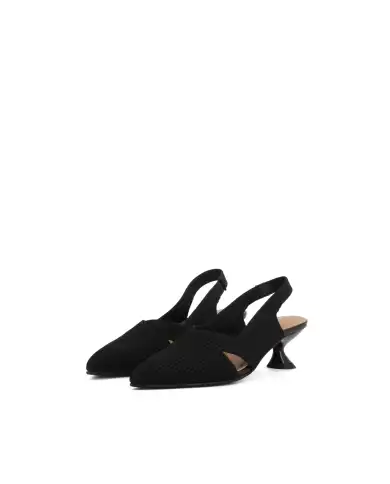 MISS ELASTIC SLING BACK REINE NERO