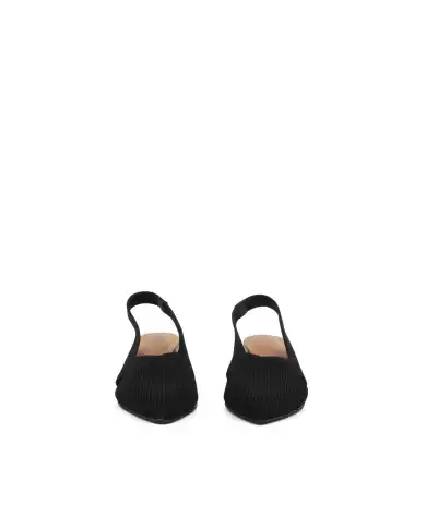 MISS ELASTIC SLING BACK REINE NERO