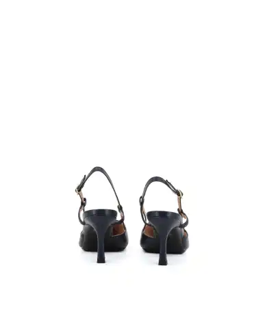 CLAUD•V SLING BACK BLU