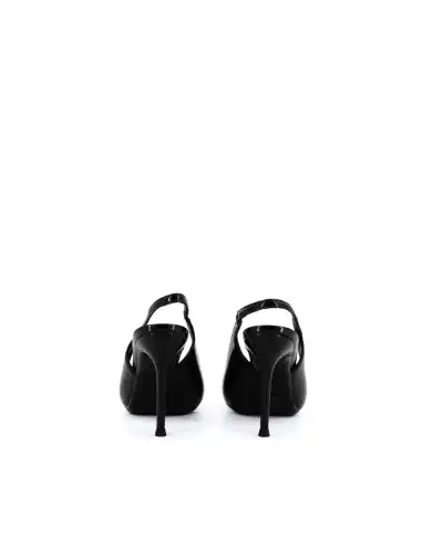 CLAUD•V SLING BACK NERO