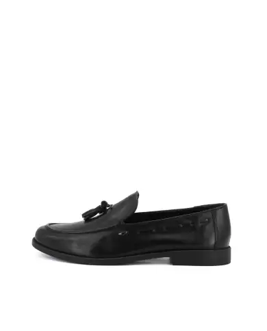 GUARDIANI MOCASSINI ELIO TASSEL NERO