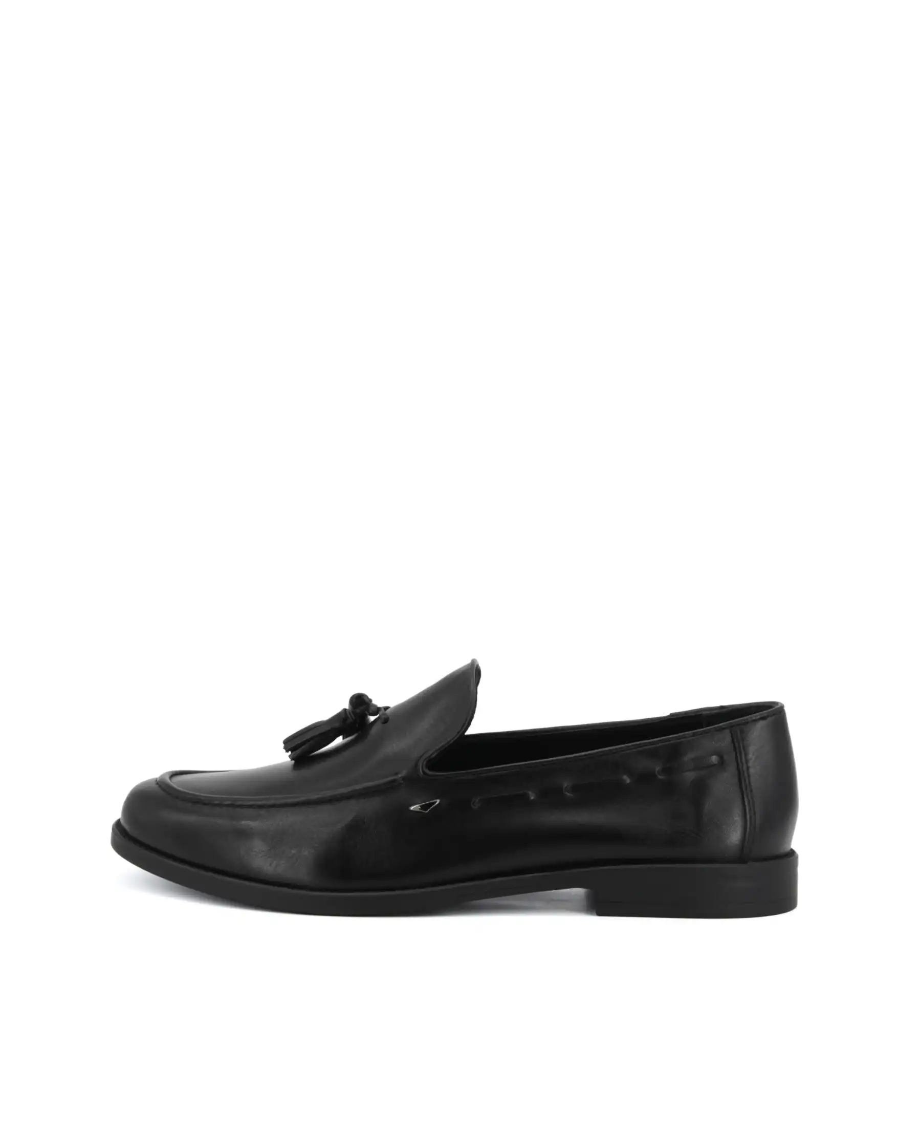 GUARDIANI MOCASSINI ELIO TASSEL NERO