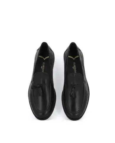 GUARDIANI MOCASSINI ELIO TASSEL NERO