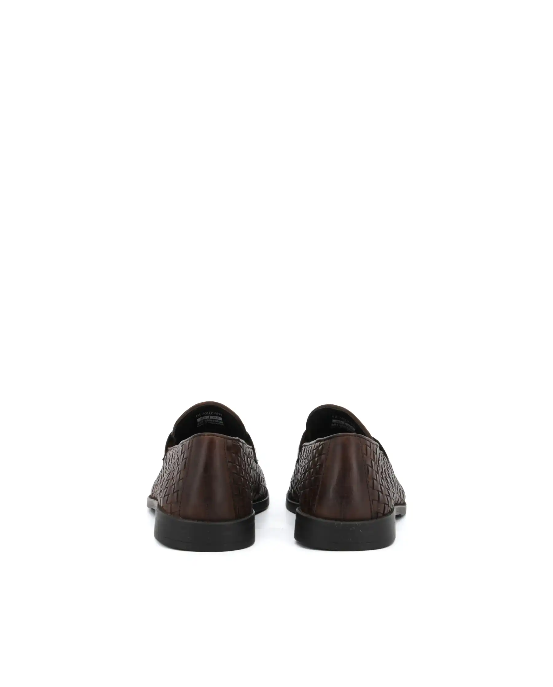 GUARDIANI MOCASSINI ELIO WOVEN MARRONE