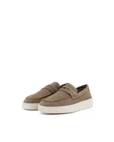 GUARDIANI MOCASSINI LAURO TAUPE