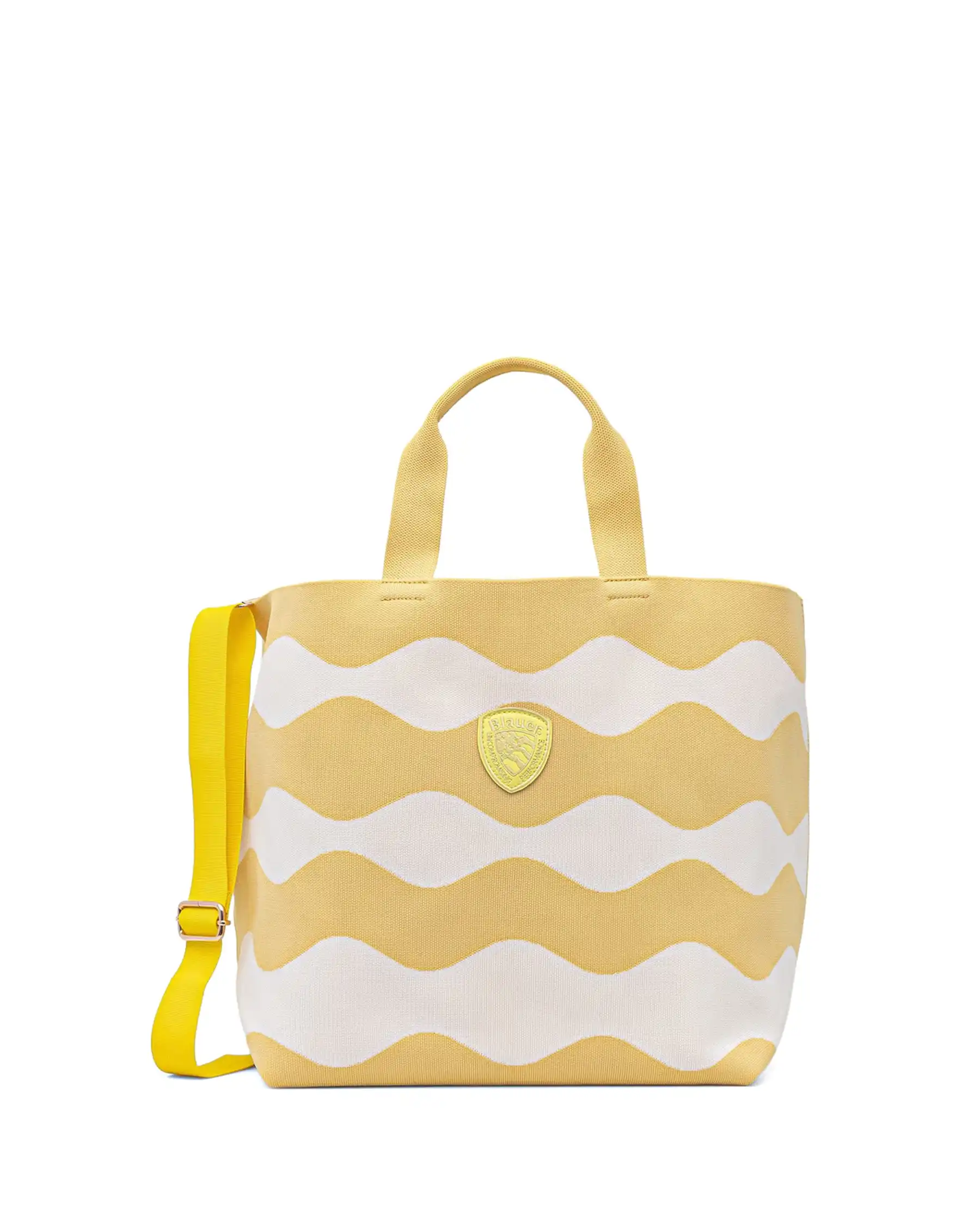 BLAUER BORSA BASKET GIALLO