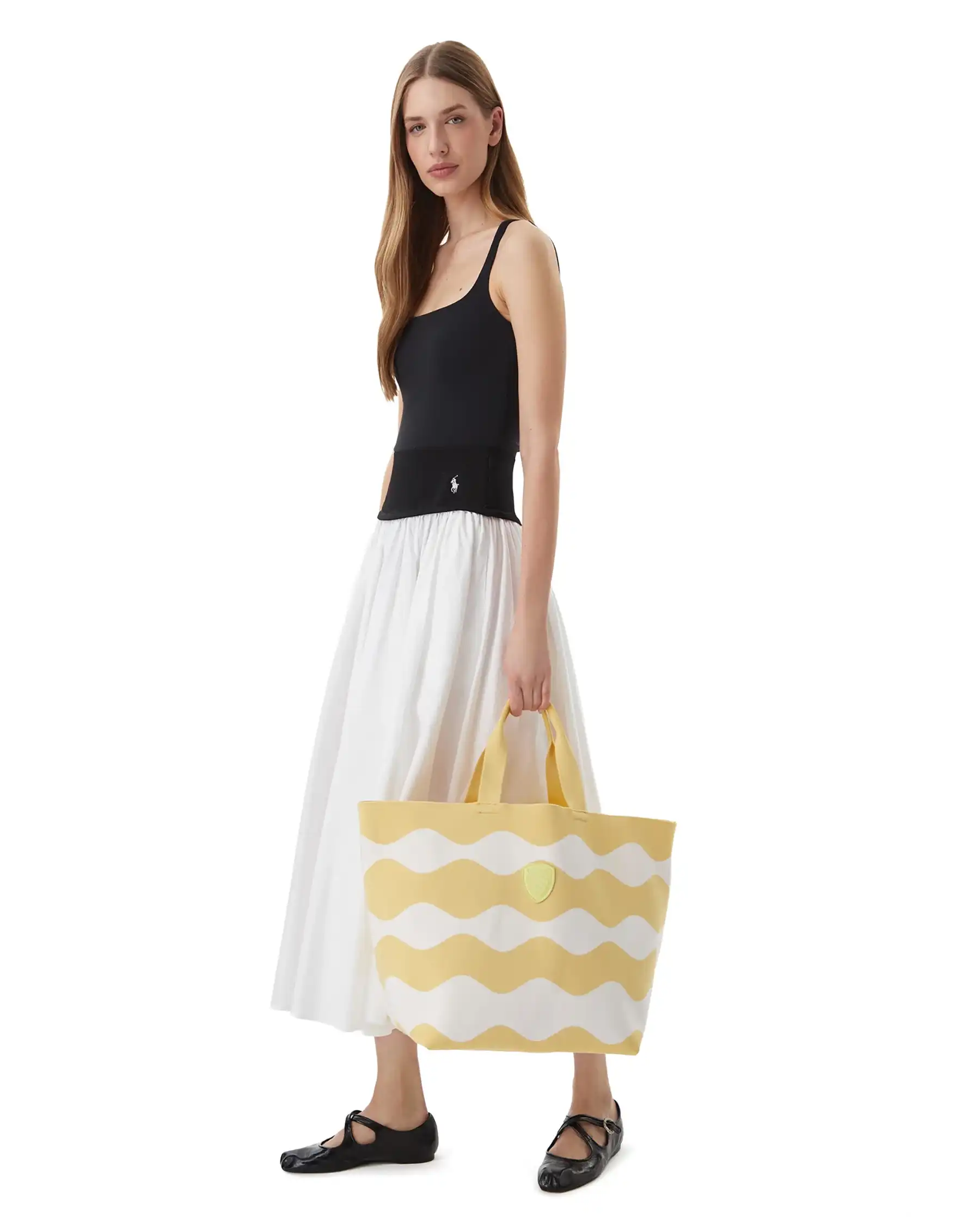 BLAUER BORSA BASKET GIALLO