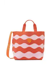 BLAUER BORSA BASKET ARANCIONE
