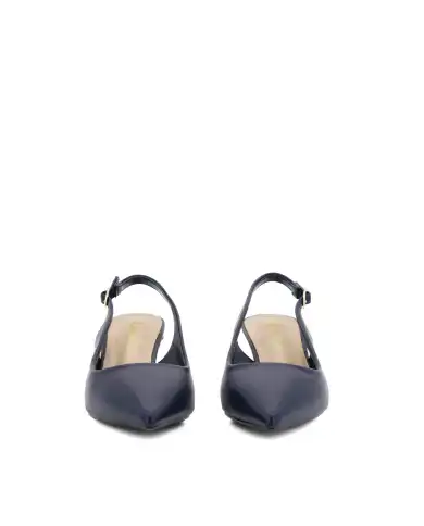 CLAUD•V SLING BACK BLU