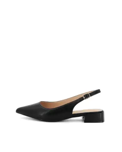 CLAUD•V SLING BACK NERO