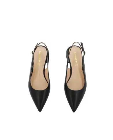 CLAUD•V SLING BACK NERO