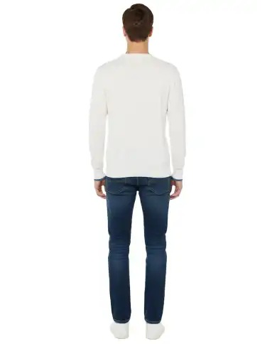 SUN 68 MAGLIONE SWEATER NECK DOUBLE PANNA