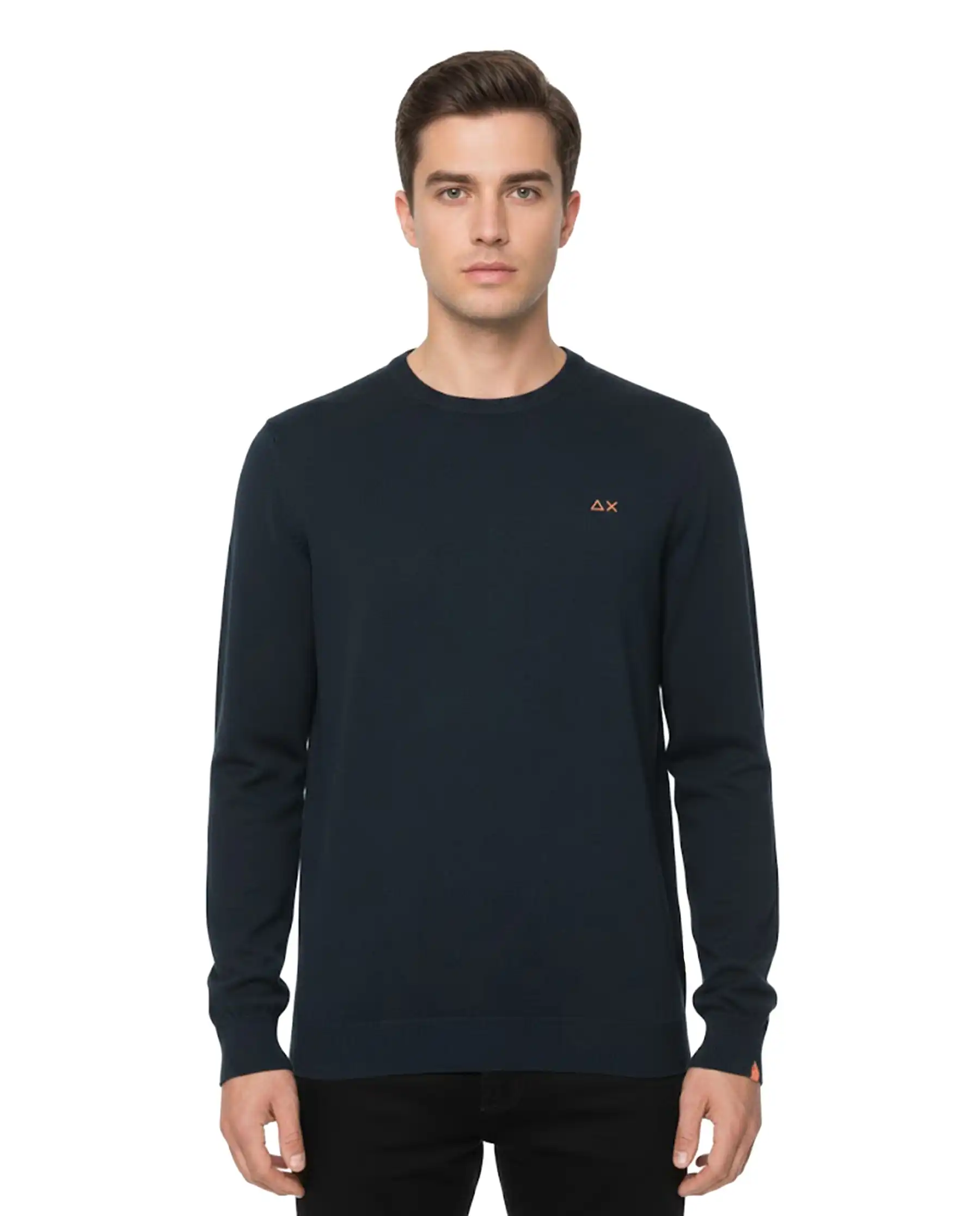 SUN 68 MAGLIONE LIGHT SPECIAL DYED BLU